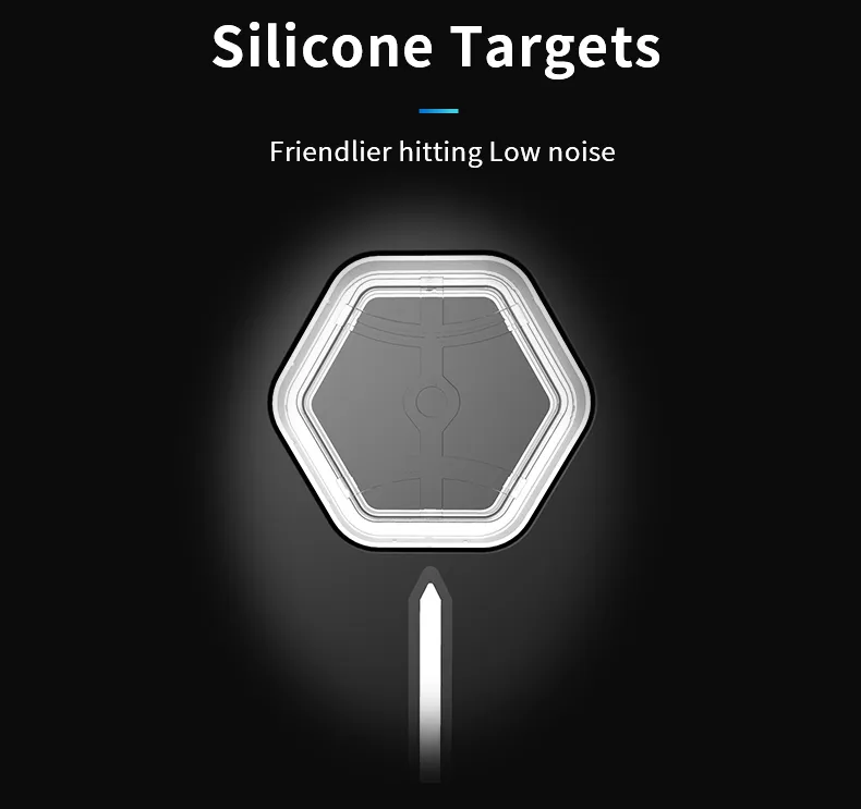 Close view of a hexagonal striking target